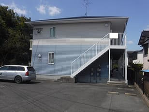 アパート外壁塗装及び駐車場白線引き直し01