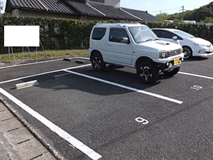 アパート外壁塗装及び駐車場白線引き直し04